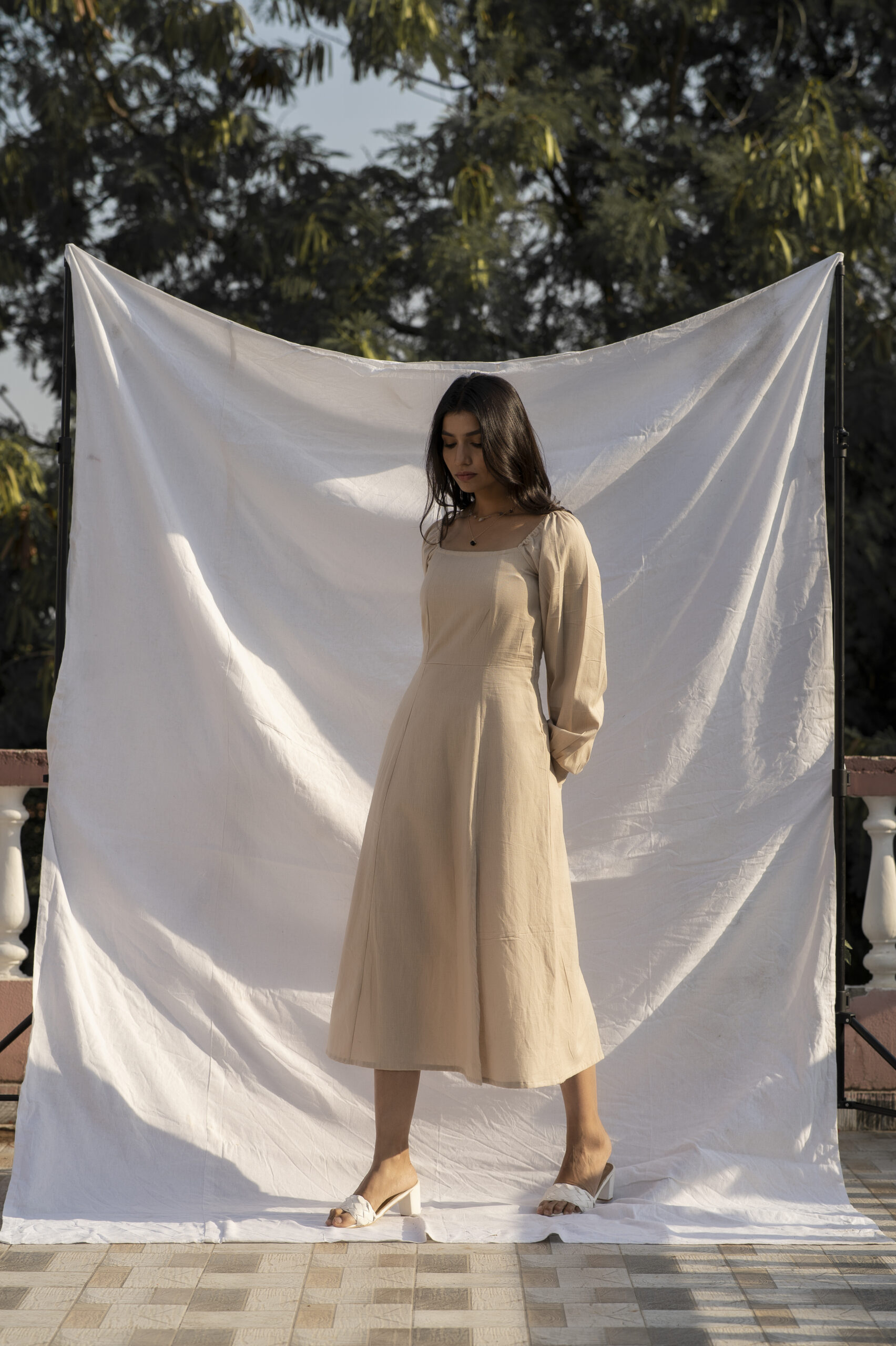 Apricot day dreamy dress - Image 2