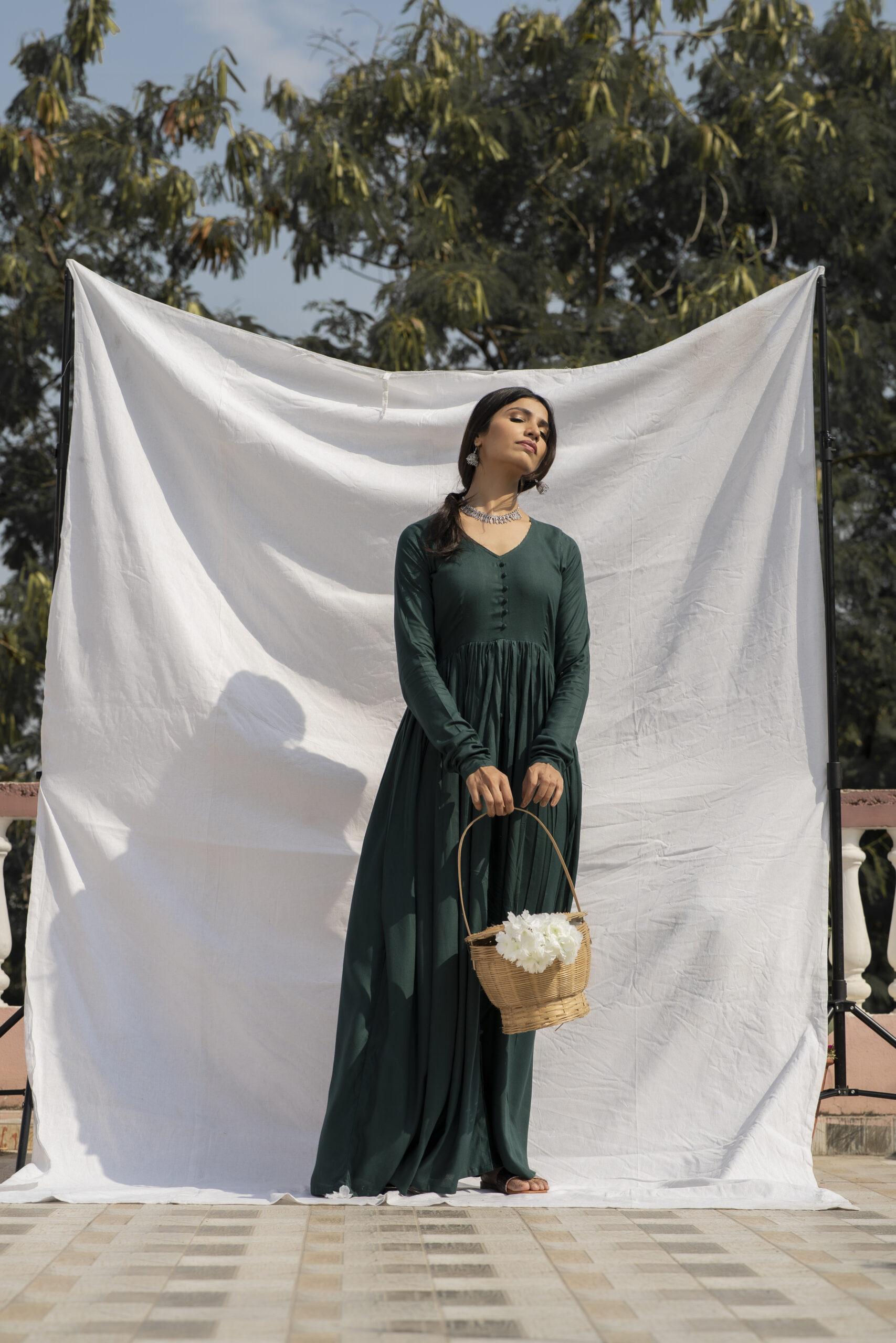 Serene green dress - Image 2