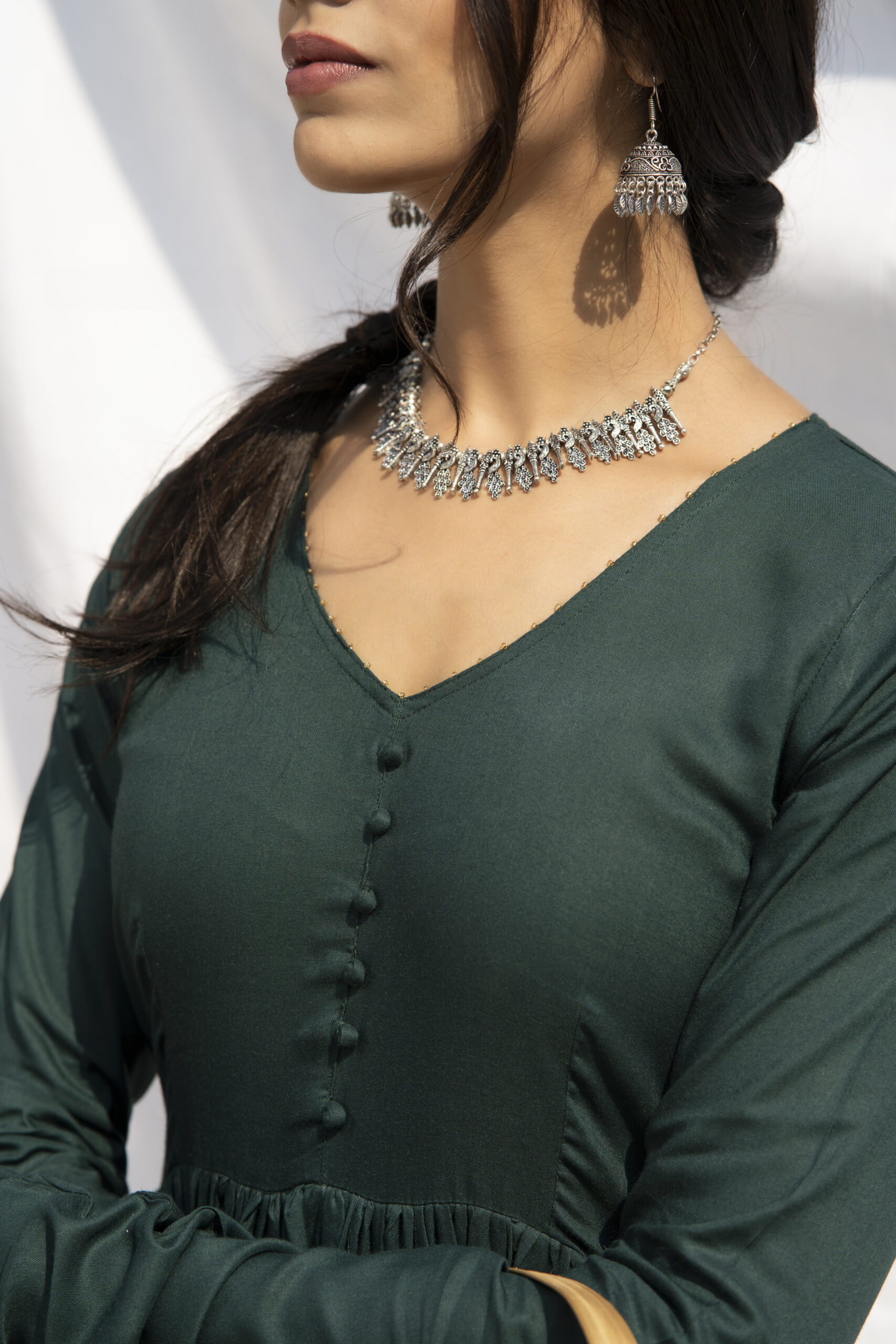 Serene green dress - Image 4