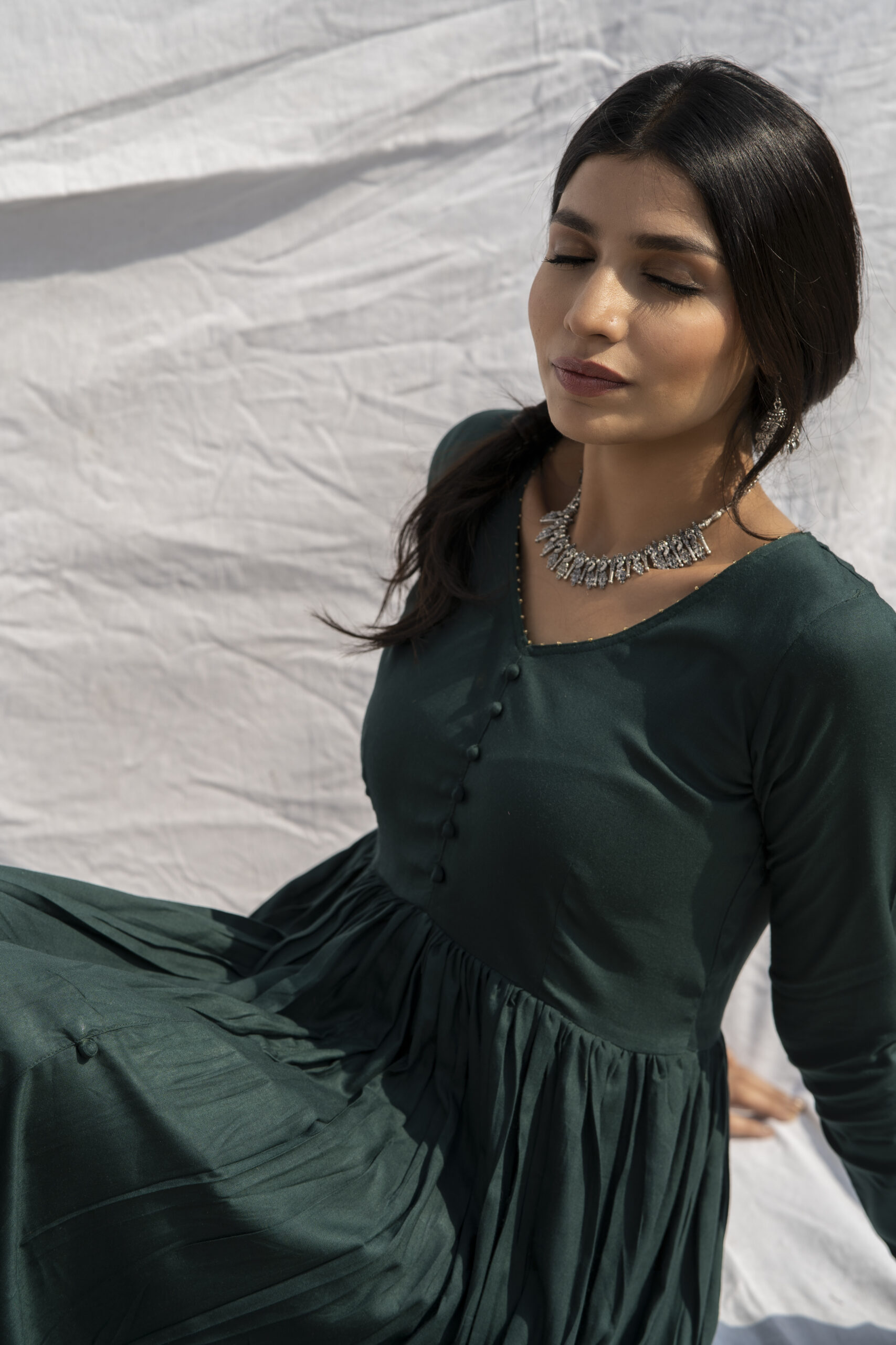 Serene green dress - Image 3